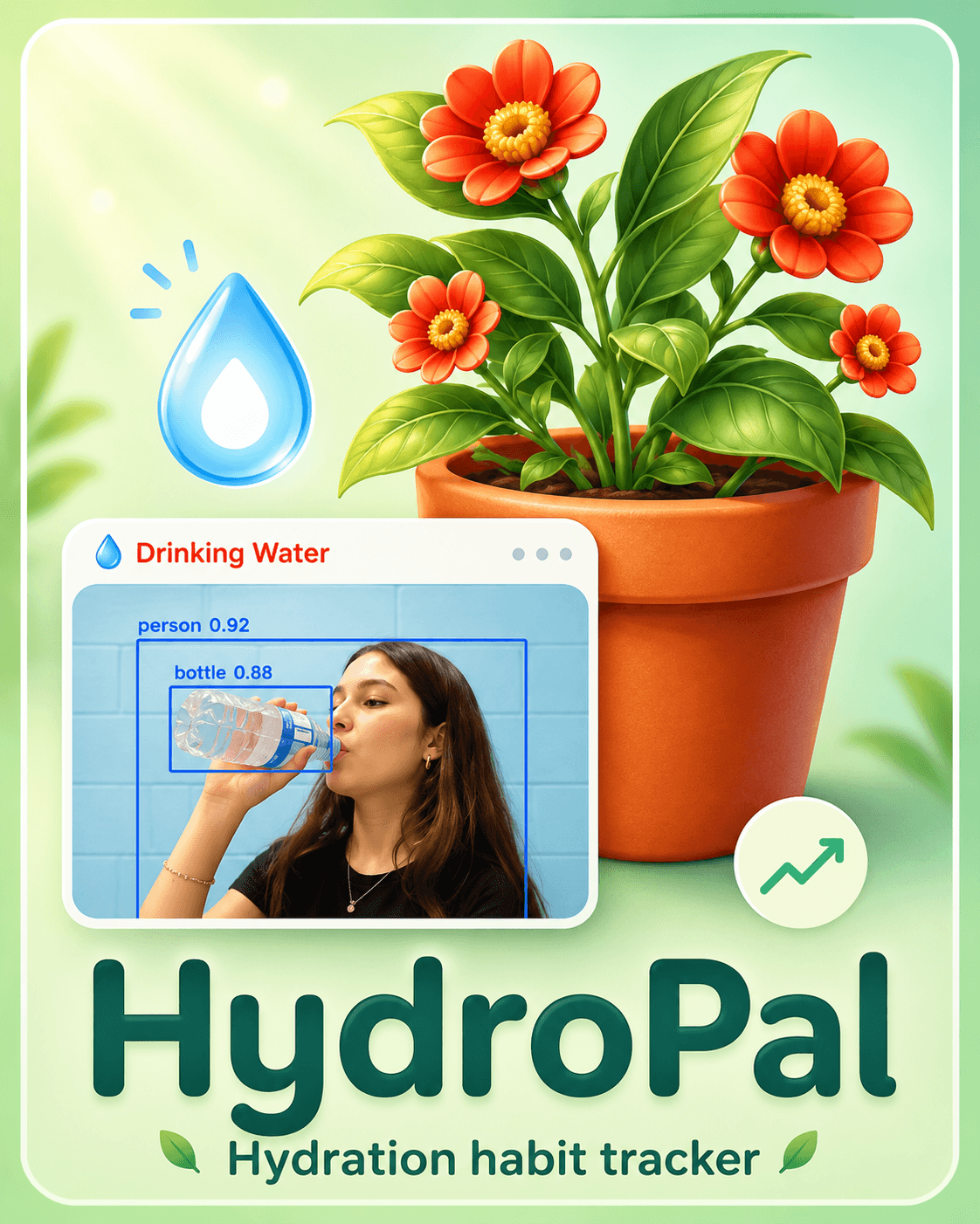HydroPal gamified hydration tracking